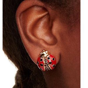 Kate Spade Ladybug earrings